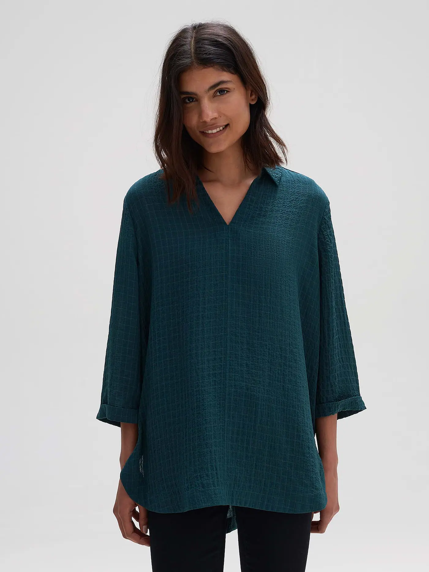 OPUS | Blusenshirt FADONI | dunkelgrün
